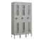Salsbury Industries 1 Tier Vented Locker, 36"Wx66"Hx12"D, 3 Door, Gray, Unassembled 71352GY-U - alternate 1